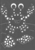 Picture of NEON STICKER DOTS-OCEAN WORLD