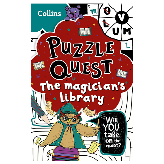 Picture of COLLINS PUZZLE QUEST-THE MAGICIAN'S LIBRARY